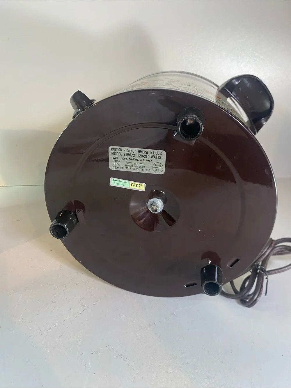 Rival vintage crockpot